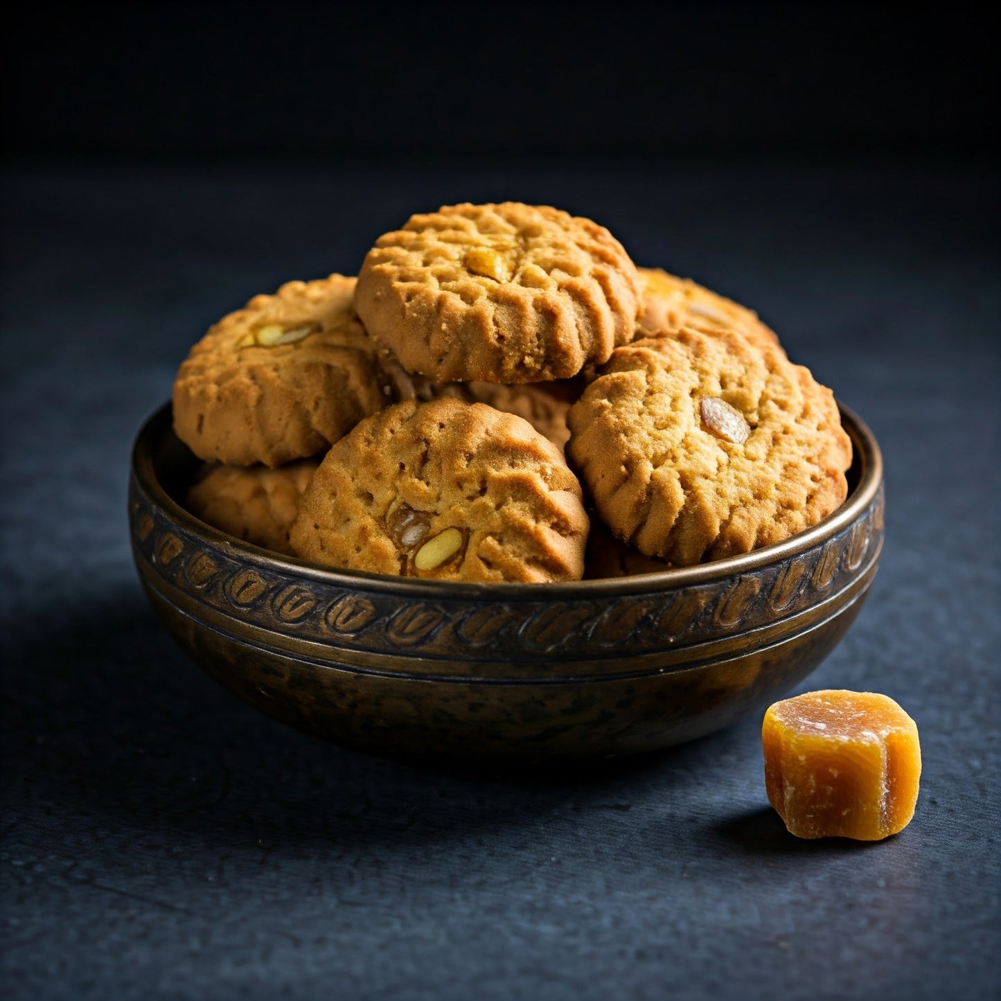 Jaggery Dry Fruit Biscuits (2 Pieces)